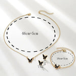 3pcs Butterfly Decor Jewelry Set