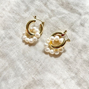 Shiny pearl Earrings