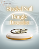 Studed Nail Bangle bracelet