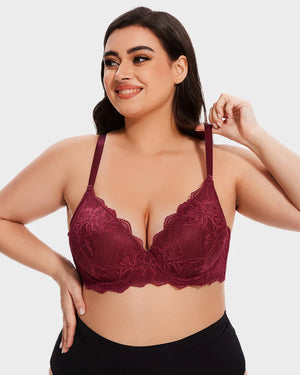 Lace Full Coverage Push Up Bra (Pack of 2)