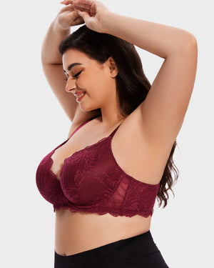 Lace Full Coverage Push Up Bra (Pack of 2)