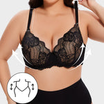 Lace Full Coverage Push Up Bra (Pack of 2)